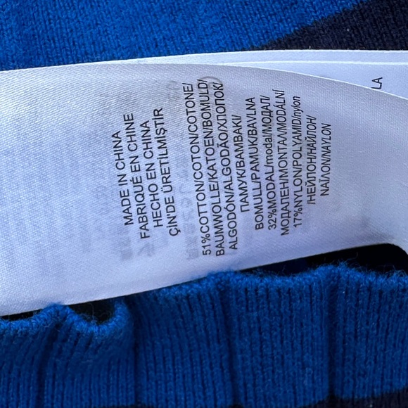 Lauren by Ralph Lauren Women's Razella Striped 3/4 Sleeve Boat Neck Dress Size L - Picture 7 of 10